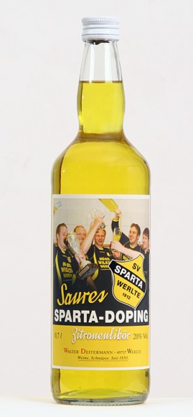 Saures Sparta Doping, Zitronenlikör 20%