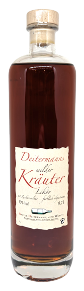 Deitermanns milder Kräuter 0,7l. 30%