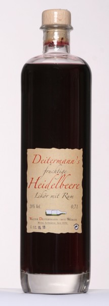 Deitermanns Heidelbeere mit Rum 20%
